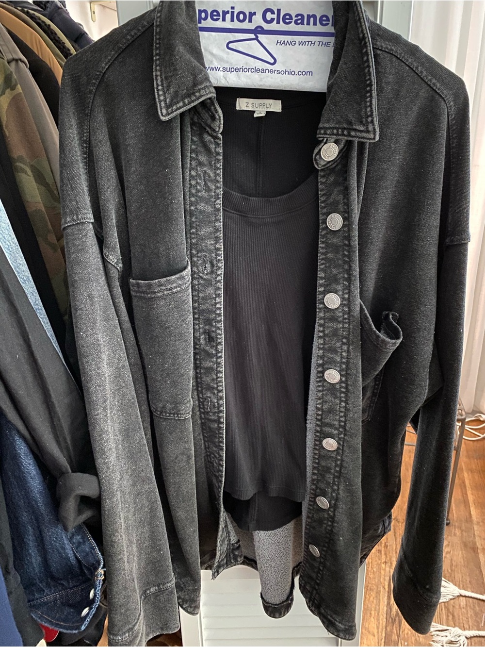 Z Supply Black Ribbed Tank - Scoop Neck AND Button down!! - Picture 4 of 7